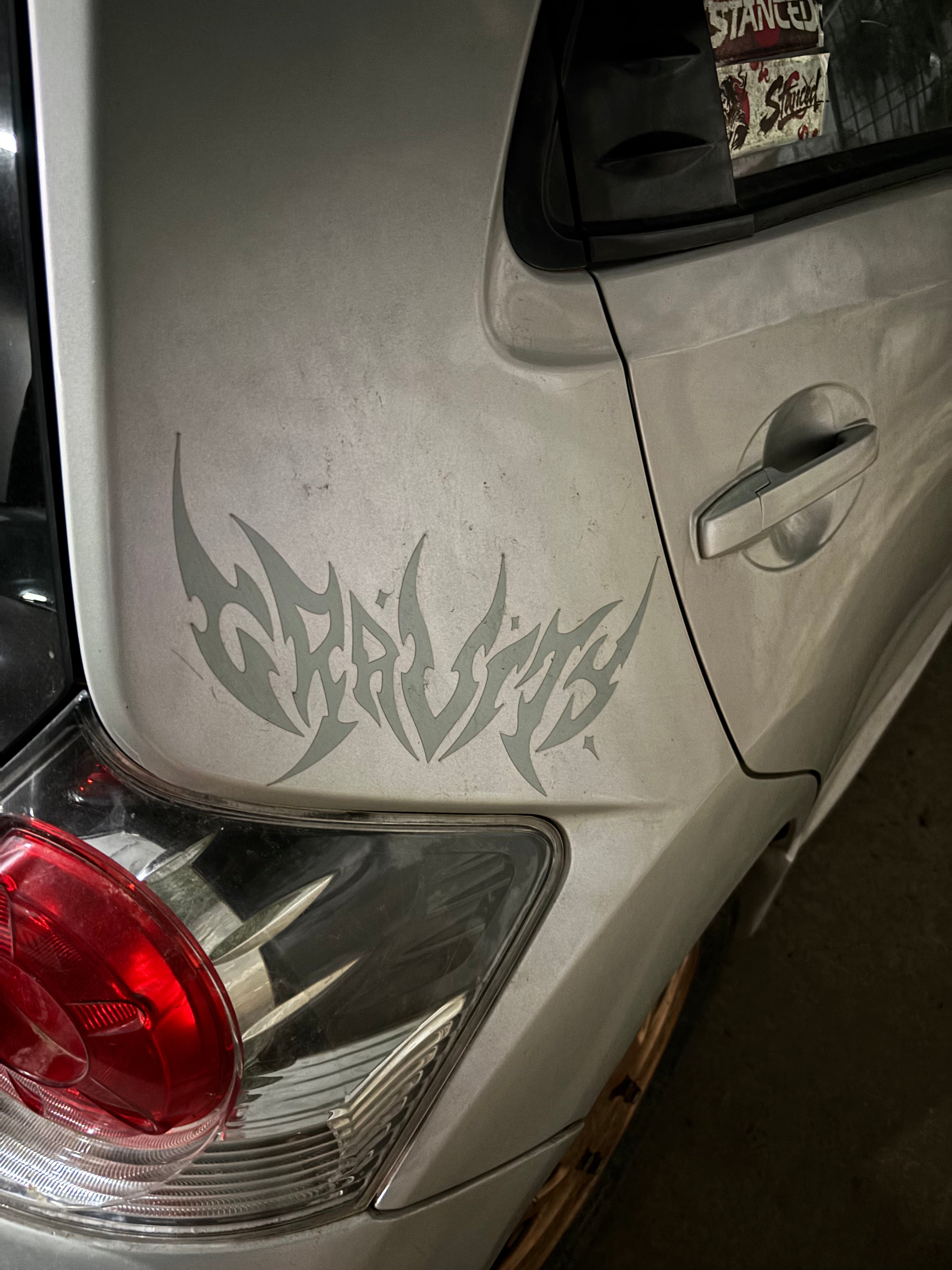 Gravity Vinyl Decal